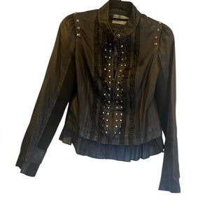 Ryu faux leather jacket BLACK Size L